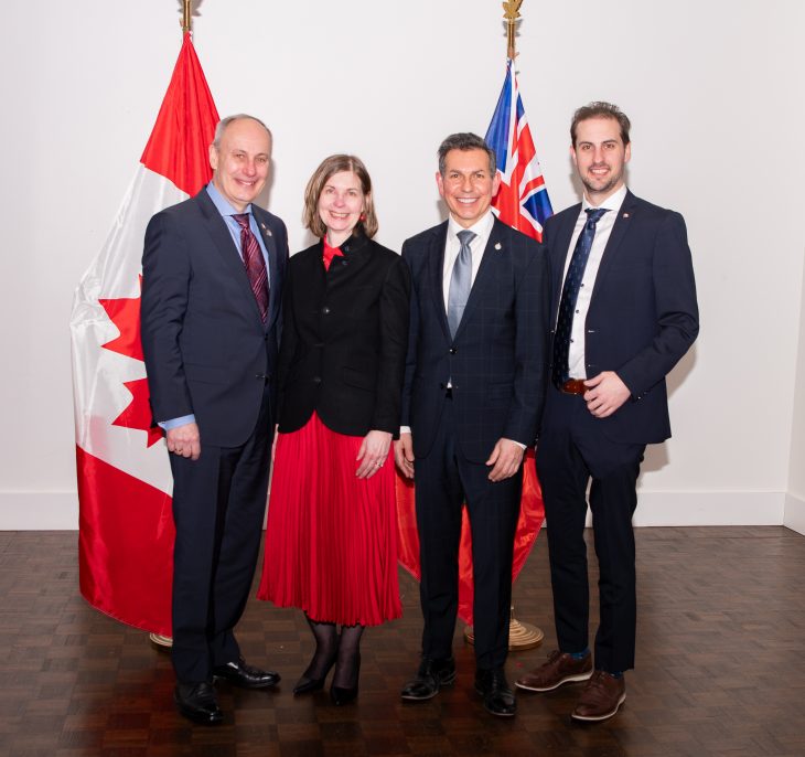 Brian Webster Family photo with Peter Fonseca