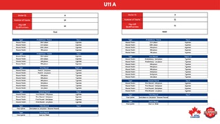 U11 A - 24-25 Playoff Brackets